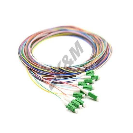 12 fibre LC/APC Single-Mode color-coded in fibra ottica