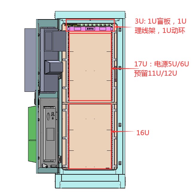 Cabinet Internal Space