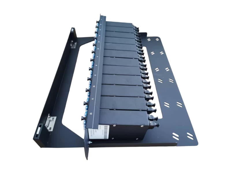 24-fiber MPO to LC modular cassette for telecommunication